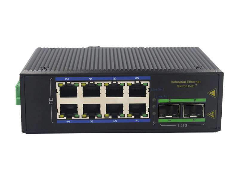 8 항구 10Base-T 3W IP40 산업용 이더넷 스위치 MSG1208F