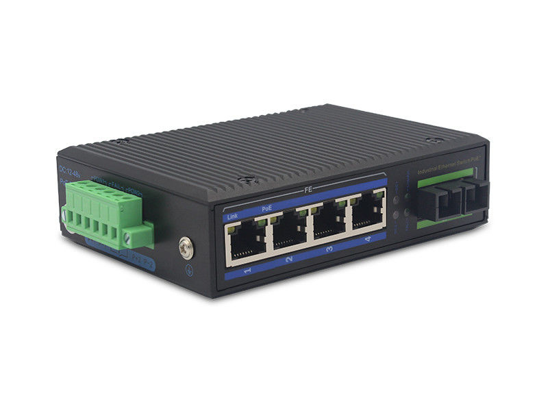 IP40 MSE1104P 4 항구 10Base-T 포 산업용 이더넷 스위치