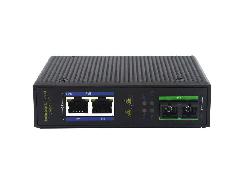 IP40 RJ45 100Base-T 4.0A 파워 오브 이더넷 스위치 MSG1102P
